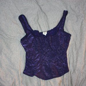 Purple lace camisole